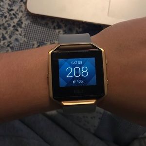 Fitbit Blaze with charger